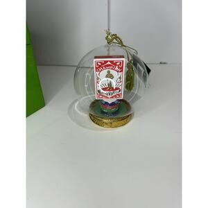 Poker Flavia Milano Memory Globe Ornament Brand New